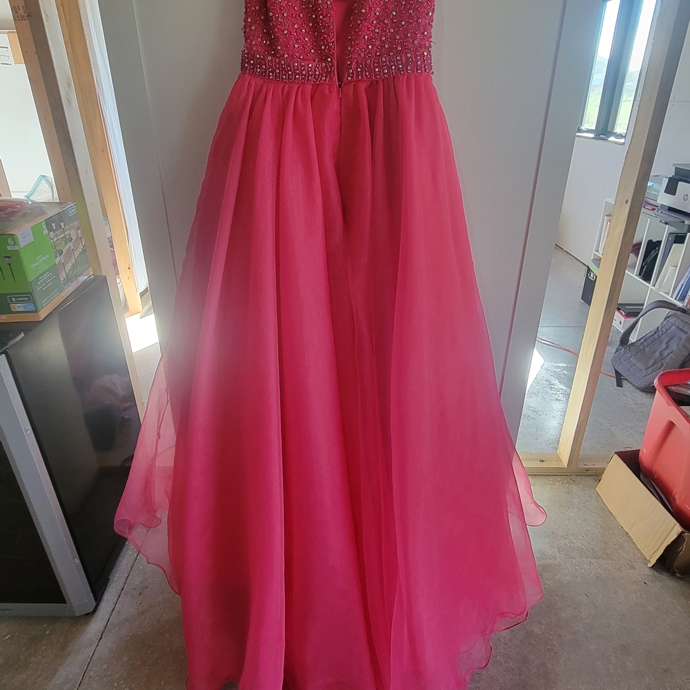 Elegant Pink Kids Dress - Picture 3 of 5